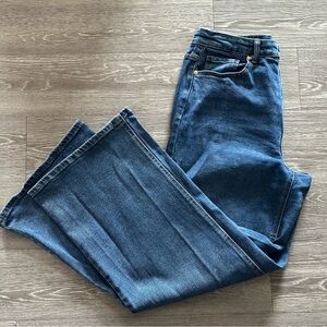 MICHAEL KORS | wide leg high waisted jeans